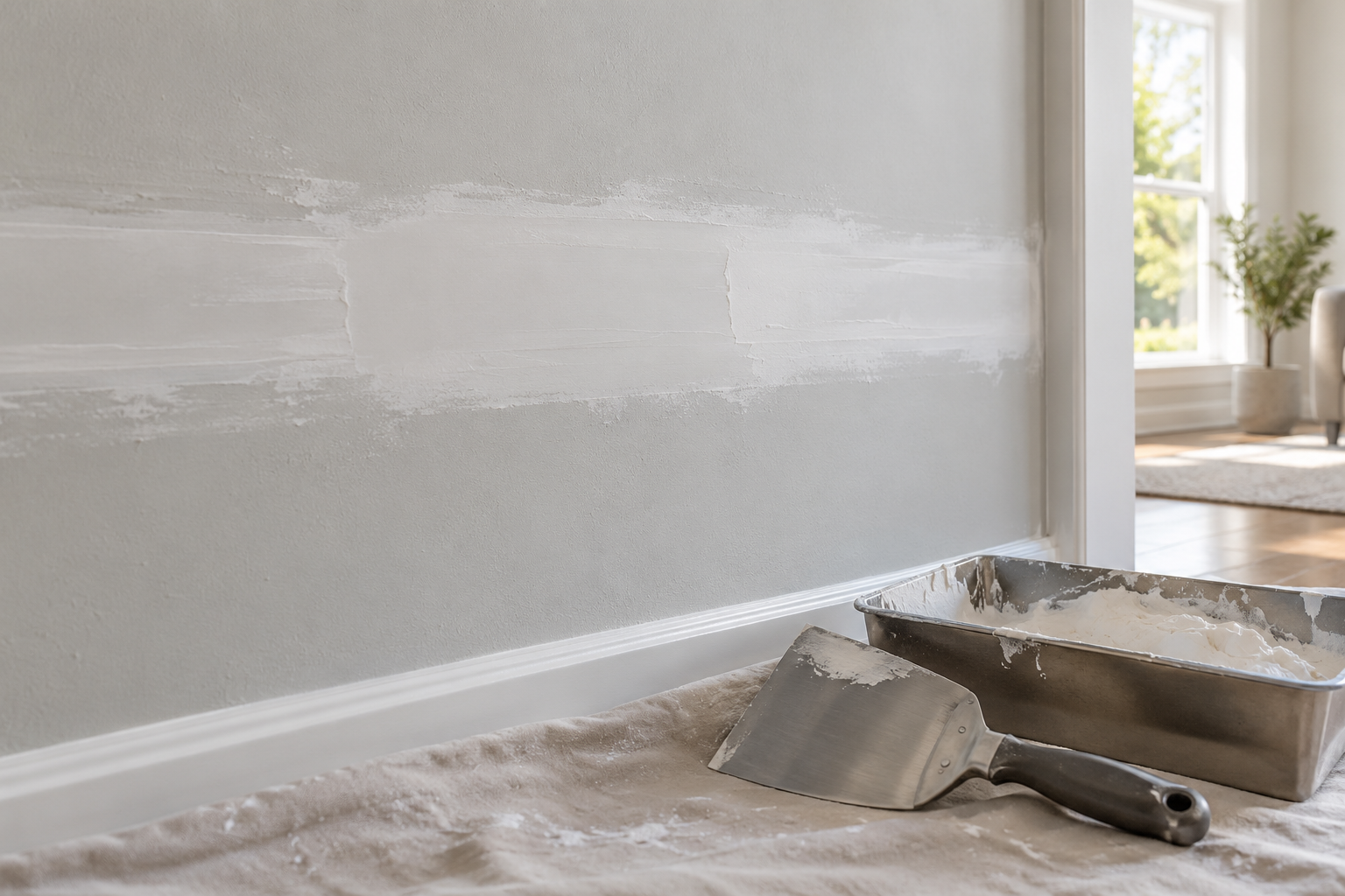 Drywall patch and seam repair
